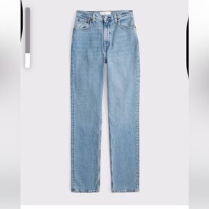 Curve Love Ultra High Rise 90s Straight Jeans 29/8 L